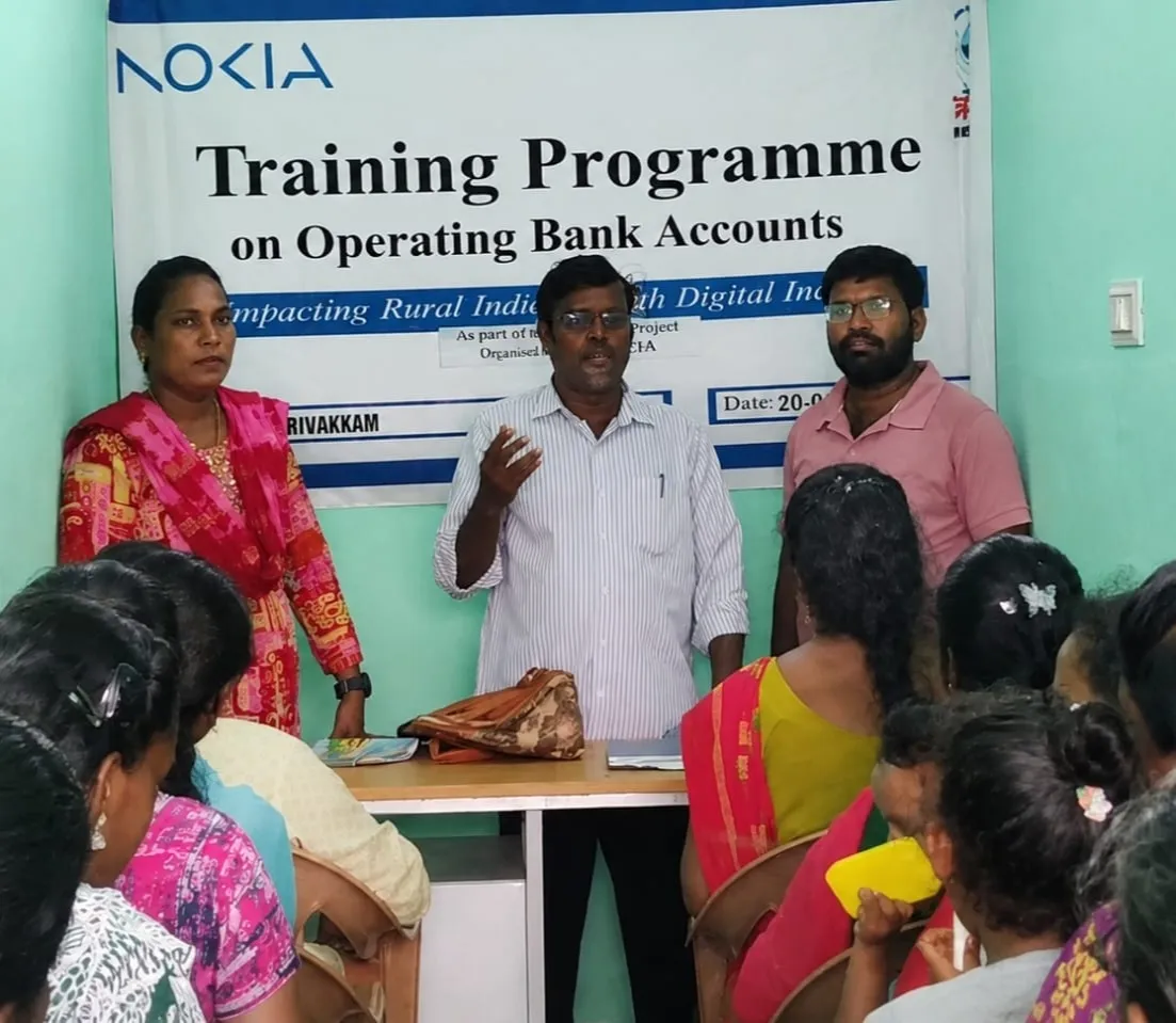 Financial Inclusion Training Programme on operating bank accounts