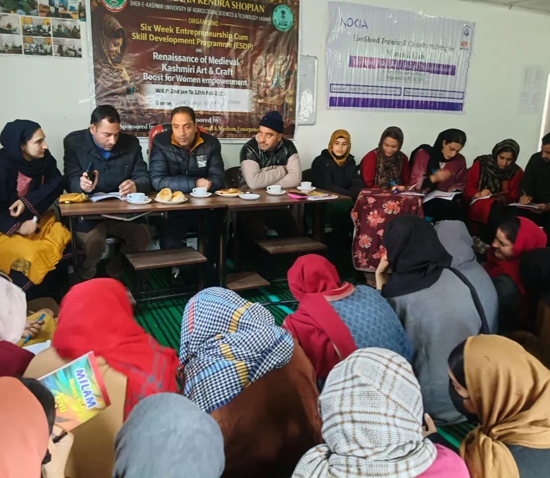 Six week Livelihood Training Program on Renaissance of Medieval Kashmiri Art and Craft