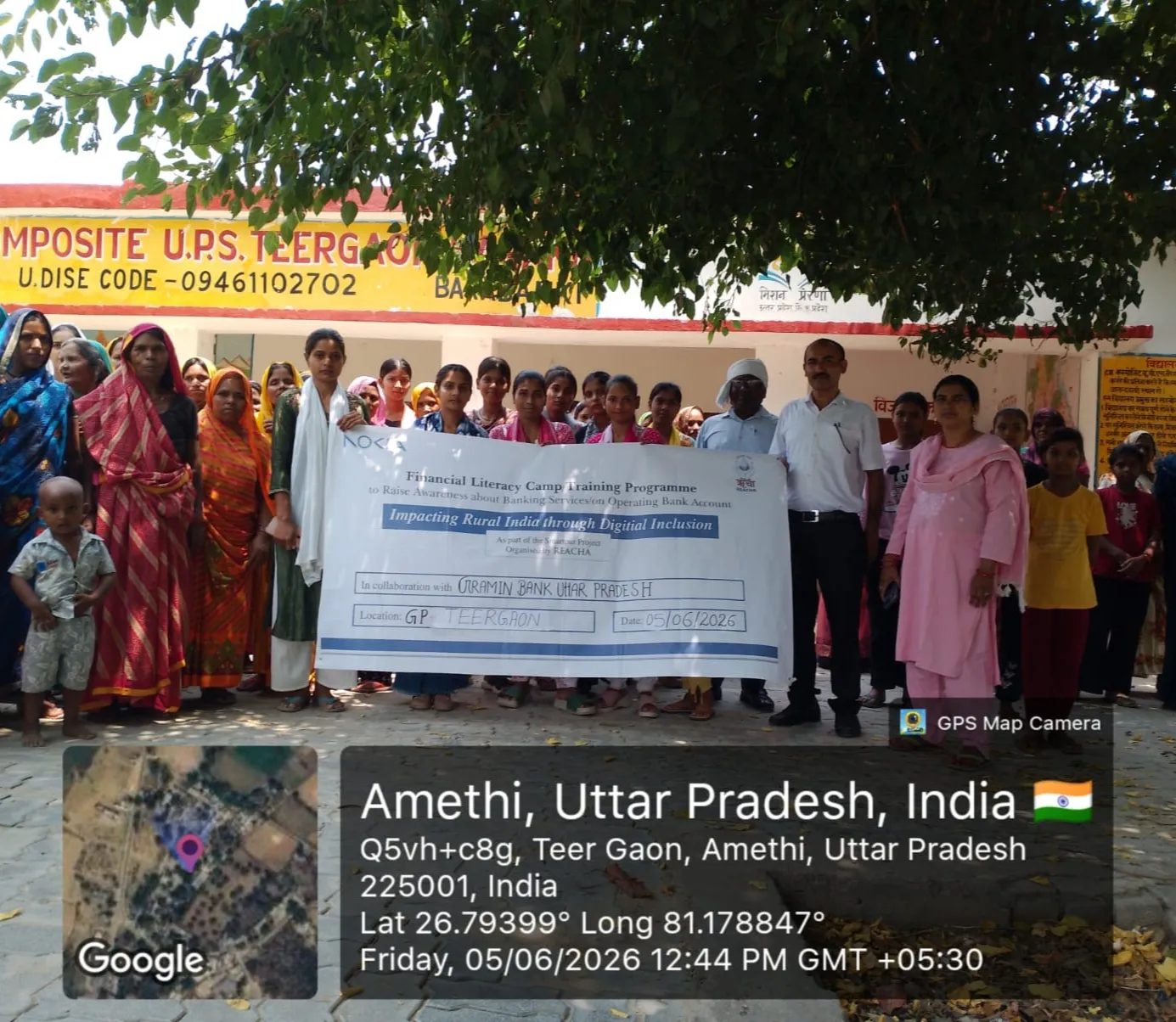 An awareness camp on provide Information to community member on banking services