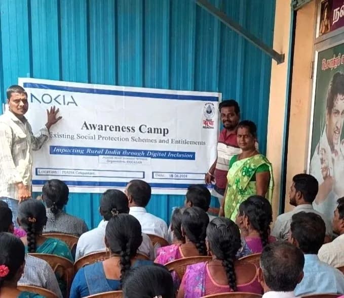 Social Protection Schemes Awareness Camp at Periya Obalapuram