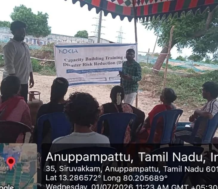 Disaster Risk Reduction (DRR) Awareness Programme at Siruvakkam